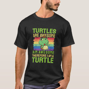 Camiseta As Tartarugas São Incríveis Eu Sou Um Animal De Ta