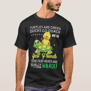 Camiseta As tartarugas verdes são os patos verdes... ... ..