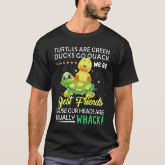 Camiseta As tartarugas verdes são os patos verdes... ... ..