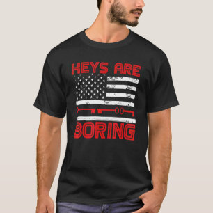 Camiseta As teclas estão chocando o bloqueio de seleção do