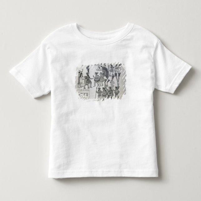 Camiseta As últimas rendições astecas de Cuauhtemoc do (Frente)
