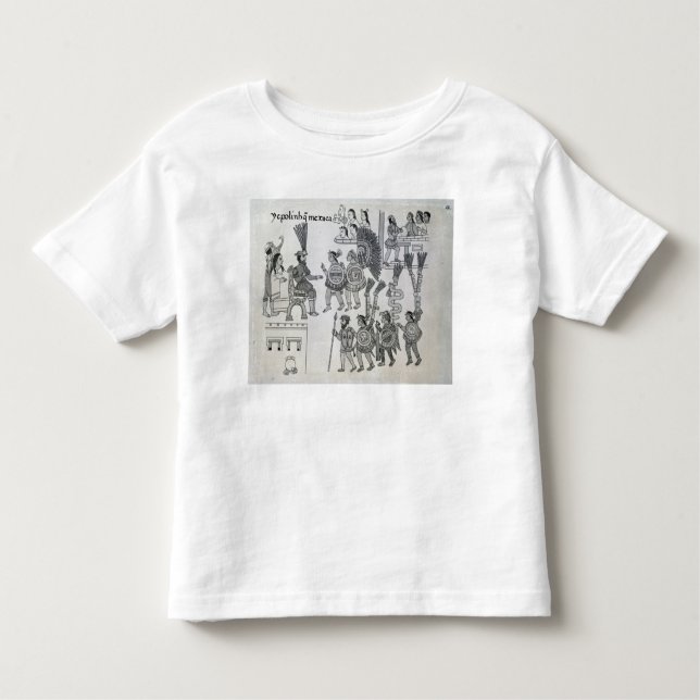 Camiseta As últimas rendições astecas de Cuauhtemoc do (Frente)