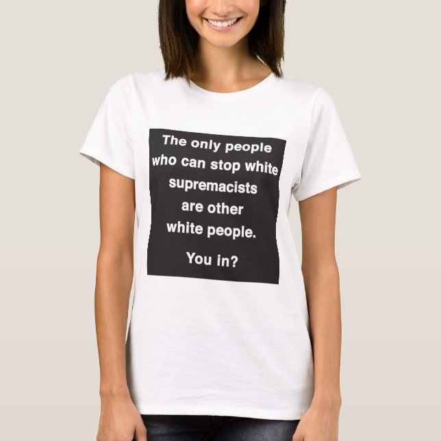 Camiseta As únicas pessoas (Frente)