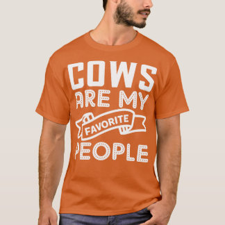 Camiseta As Vacas São As Minhas Pessoas Favoritas.