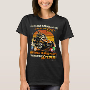 Camiseta as verdadeiras avós dirigem spyder