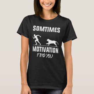 Camiseta às vezes, a motivação encontra-te o Rei Leão