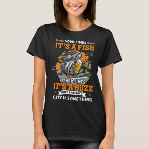 Camiseta Às vezes é um peixe, outras vezes é uma cerveja Bu