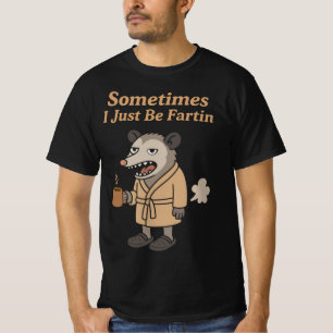 Camiseta Às vezes eu estou só peidando Gambá - Gambá engraç