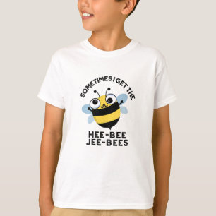 Camiseta Às vezes eu fico com o Heebee Jeebees Abelhas Puns