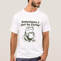 Às vezes eu só estou soltando um sapo engraçado de