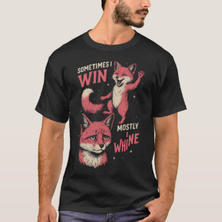 Camiseta Às vezes eu venço, principalmente eu choro