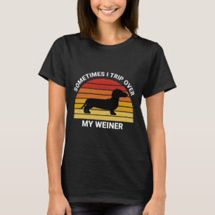 Camiseta Às Vezes Eu Viajei Sobre Meu Cachorro Engraçado En