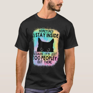 Camiseta Às vezes fico Dentro porque é muito popular