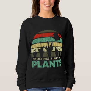 Camiseta Às vezes molhei minha Piada de jardinagem de plant