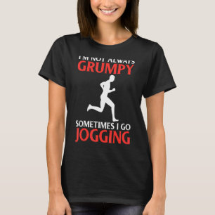 Camiseta Às Vezes Não Estou Sempre Engraçado, Vou Corrida C