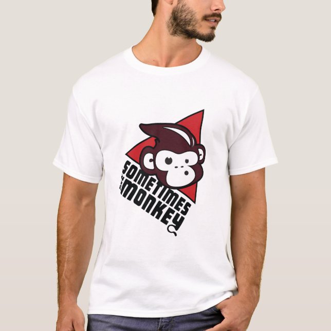 Camiseta Às vezes, o Macaco Homens (Frente)