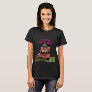 Camiseta às vezes sinto falta do meu macaco