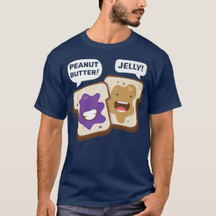 Camiseta As Vibes Horárias Da Manteiga De Amendoim Correspo