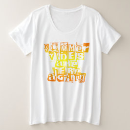 Camiseta As Víblias De Verão Estão Aqui Novamente Texto Ama