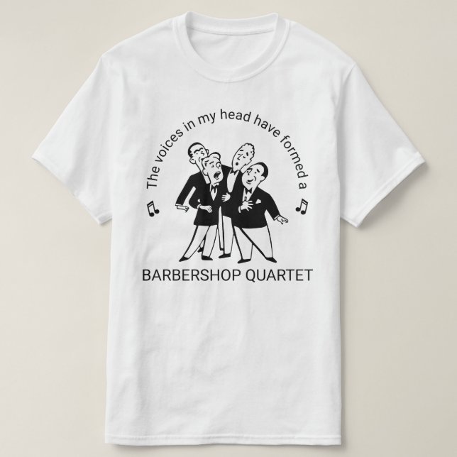 Camiseta As vozes na minha cabeça (Frente do Design)