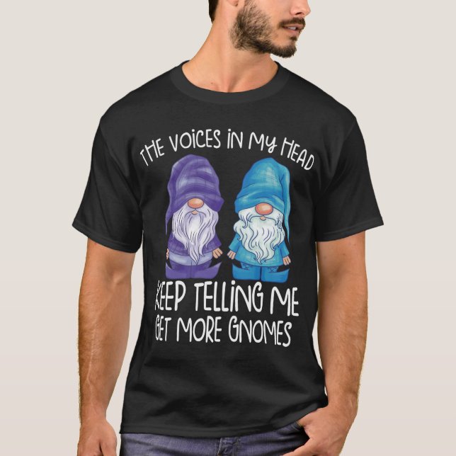 Camiseta As vozes na minha cabeça continuam me dizendo (Frente)