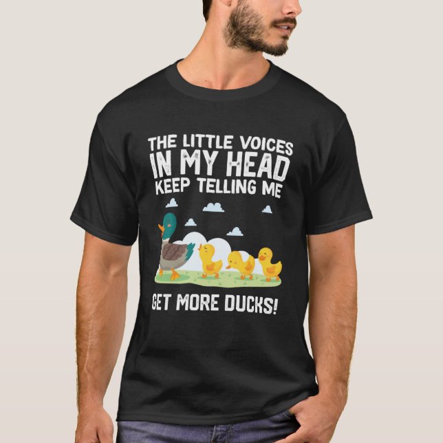 Camiseta As vozes na minha cabeça continuam me dizendo (Frente)