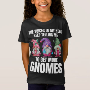 Camiseta As Vozes Na Minha Cabeça Continuam Me Dizendo Para