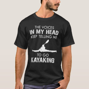 Camiseta As Vozes Na Minha Cabeça Continuam Me Dizendo Para