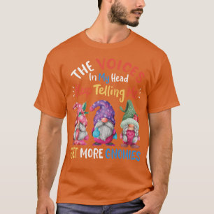 Camiseta As Vozes Na Minha Cabeça Continuam Me Dizendo Para
