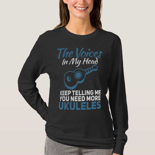 Camiseta As Vozes Na Minha Cabeça Continuam Me Dizendo Que  (Frente)