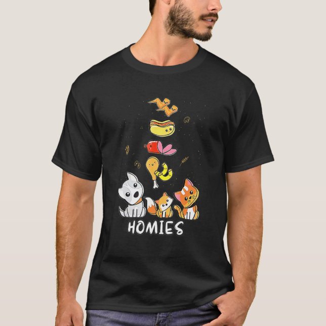 Camiseta Asa de Frango Asa de Frango Cachorro Quente Mortad (Frente)
