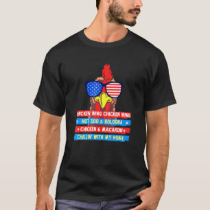 Camiseta Asa de Frango Cozida Hot Dog E Bolonha