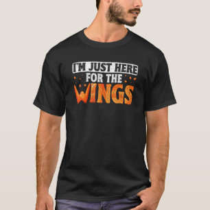 Camiseta Asa de Frango Só Aqui Piadas de Asas de Buffalo Co