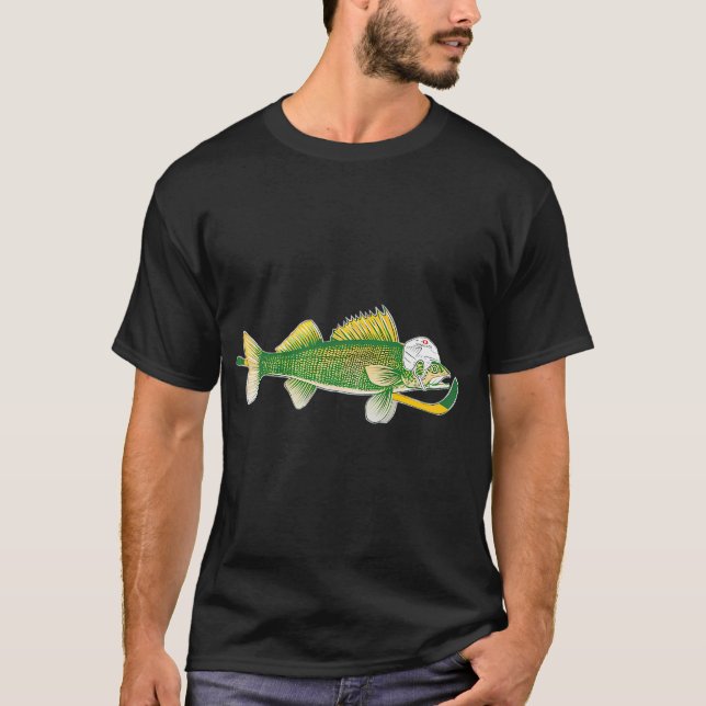Camiseta Asa de Walleye de Minnesota (Frente)