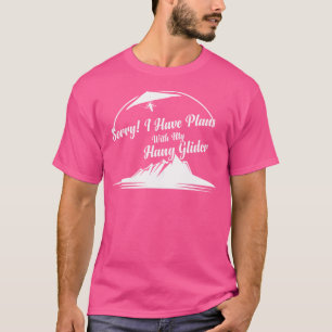Camiseta Asa Delta - Desculpe, Tenho Planos Com Minha Asa D