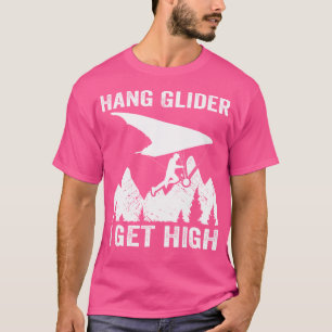 Camiseta Asa Delta Eu Fico Alto Asa Delta Engraçado