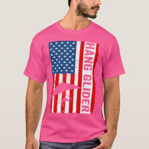 Camiseta Asa Delta Eua Bandeira Engraçado Asa Delta