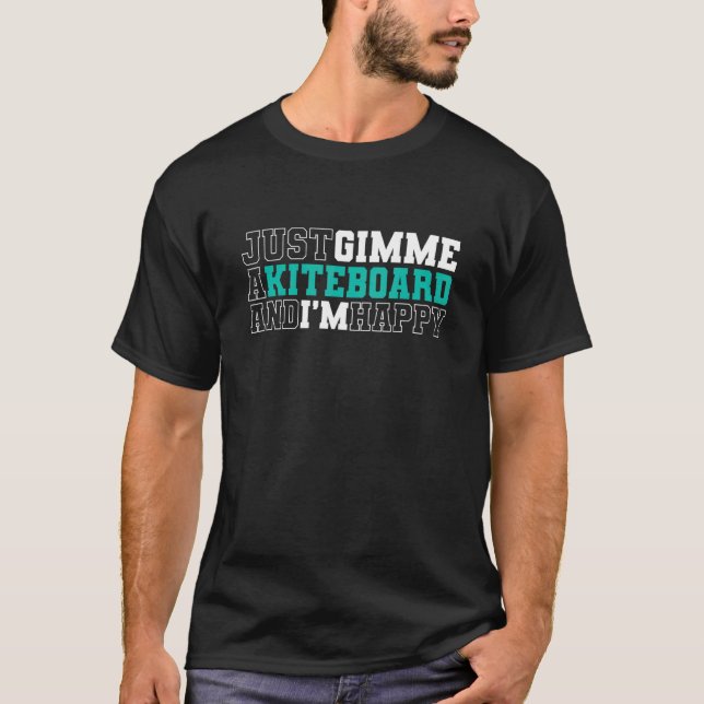 Camiseta Asa Delta Só Me Dê Uma Prancha E Fico Feliz (Frente)