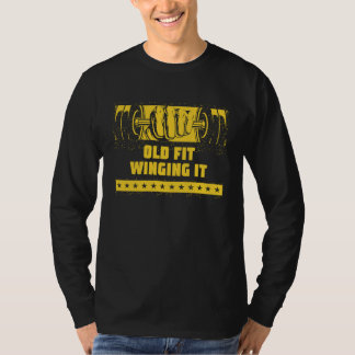 Camiseta Asa Velha Improvisando Humor de Treino Academia Id