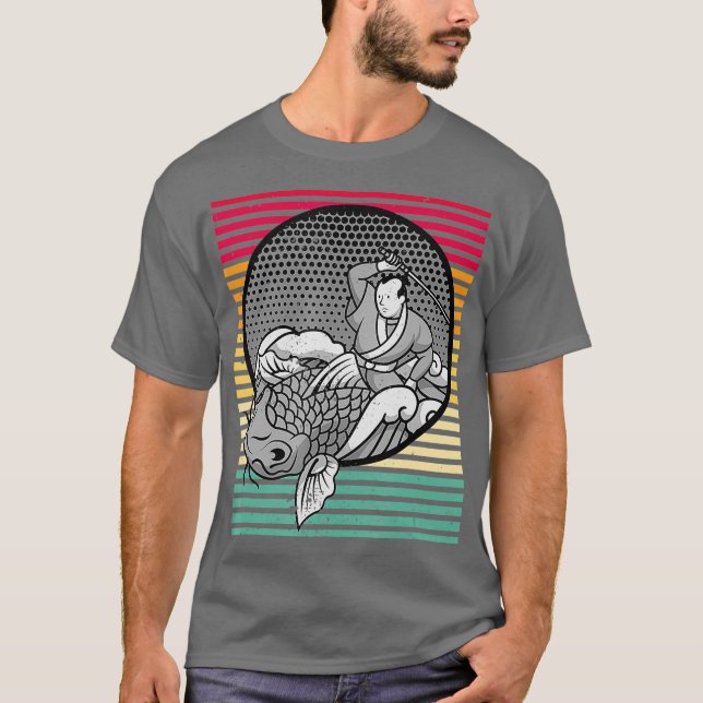 CAMISETA ASAGI KOI FISH FOR JAPONESE ART LOVER (Frente)