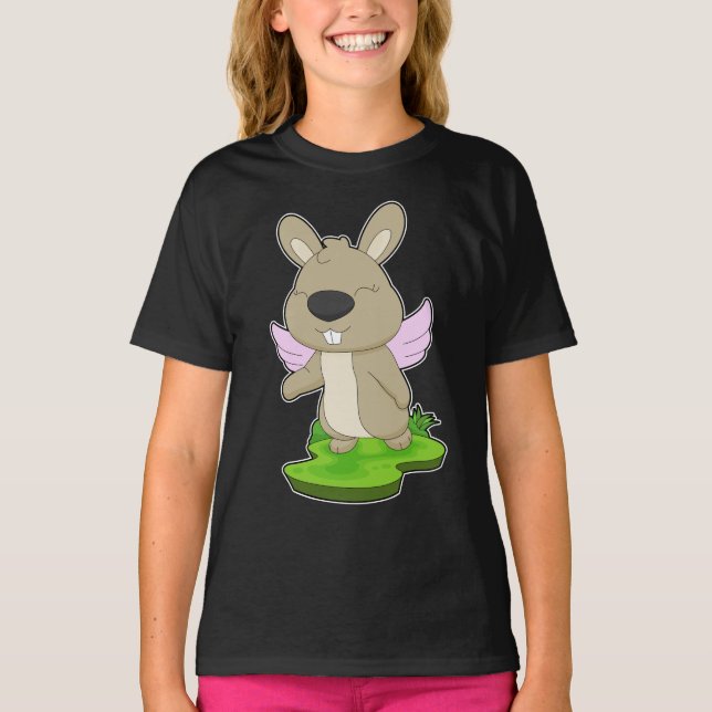 Camiseta Asas Anjos do Rabbit (Frente)