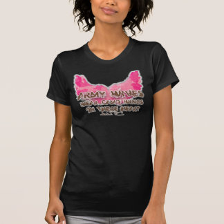 Camiseta Asas da esposa do exército