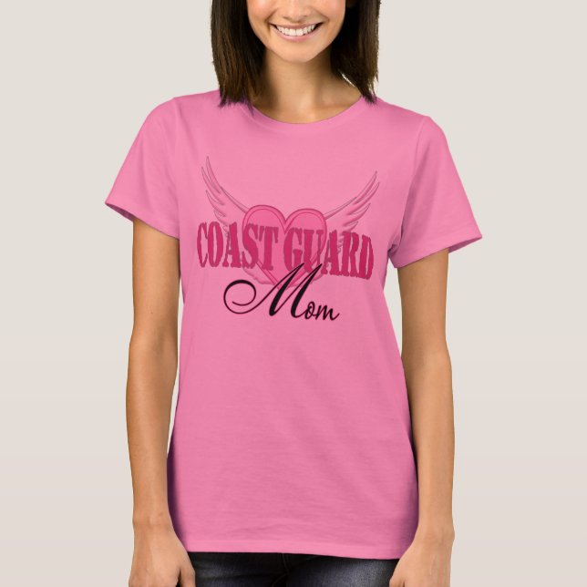 Camiseta Asas da mamã da guarda costeira (Frente)