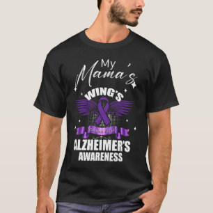 Camiseta Asas da Minha Mãe Cobrem Meu Coração Anjo Céu Heim