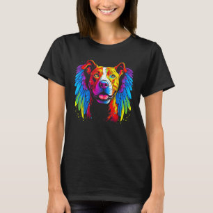 Camiseta Asas de Anjo Cachorro Pitbull