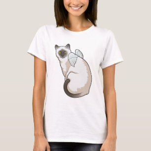 Camiseta Asas de anjo de gato