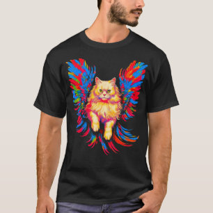 Camiseta Asas de Anjo Gato Persa