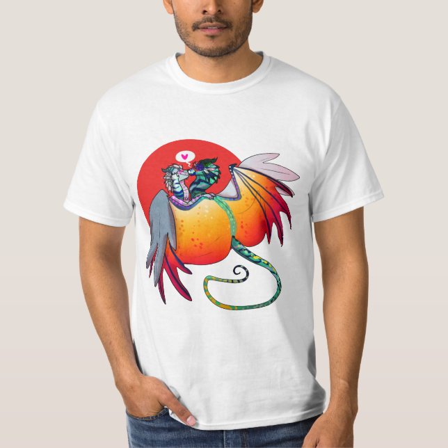 Camiseta Asas de casal de Fogo (Frente)