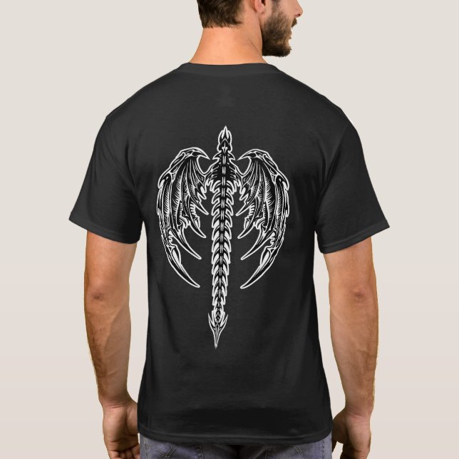 Camiseta Asas de dragão (Verso)
