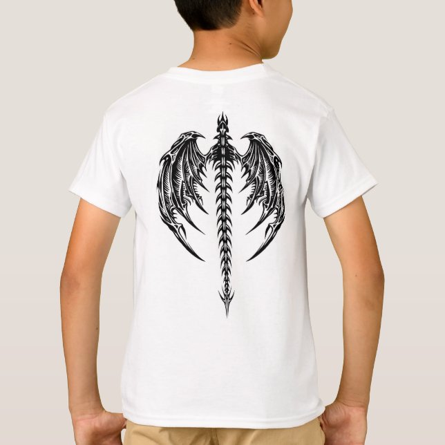 Camiseta Asas de dragão (Verso)